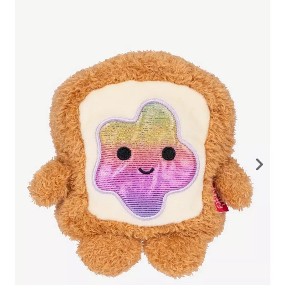 Bumbumzs Timothy the 7.5” Rainbow Jam Toast Plush NWT